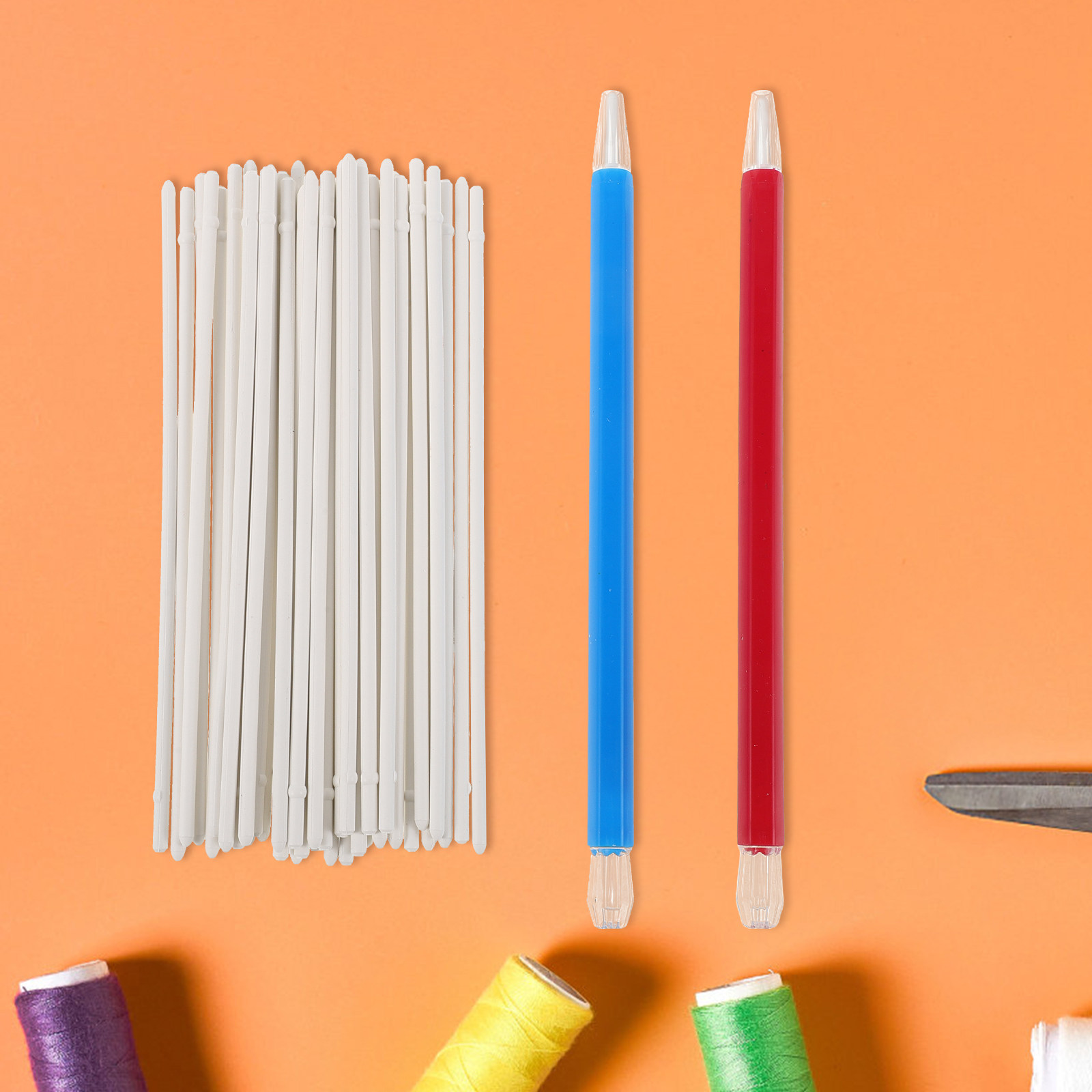 Sewing Embroidery Fabric - 2Sets Heat Erasable Fabric Pen Refills