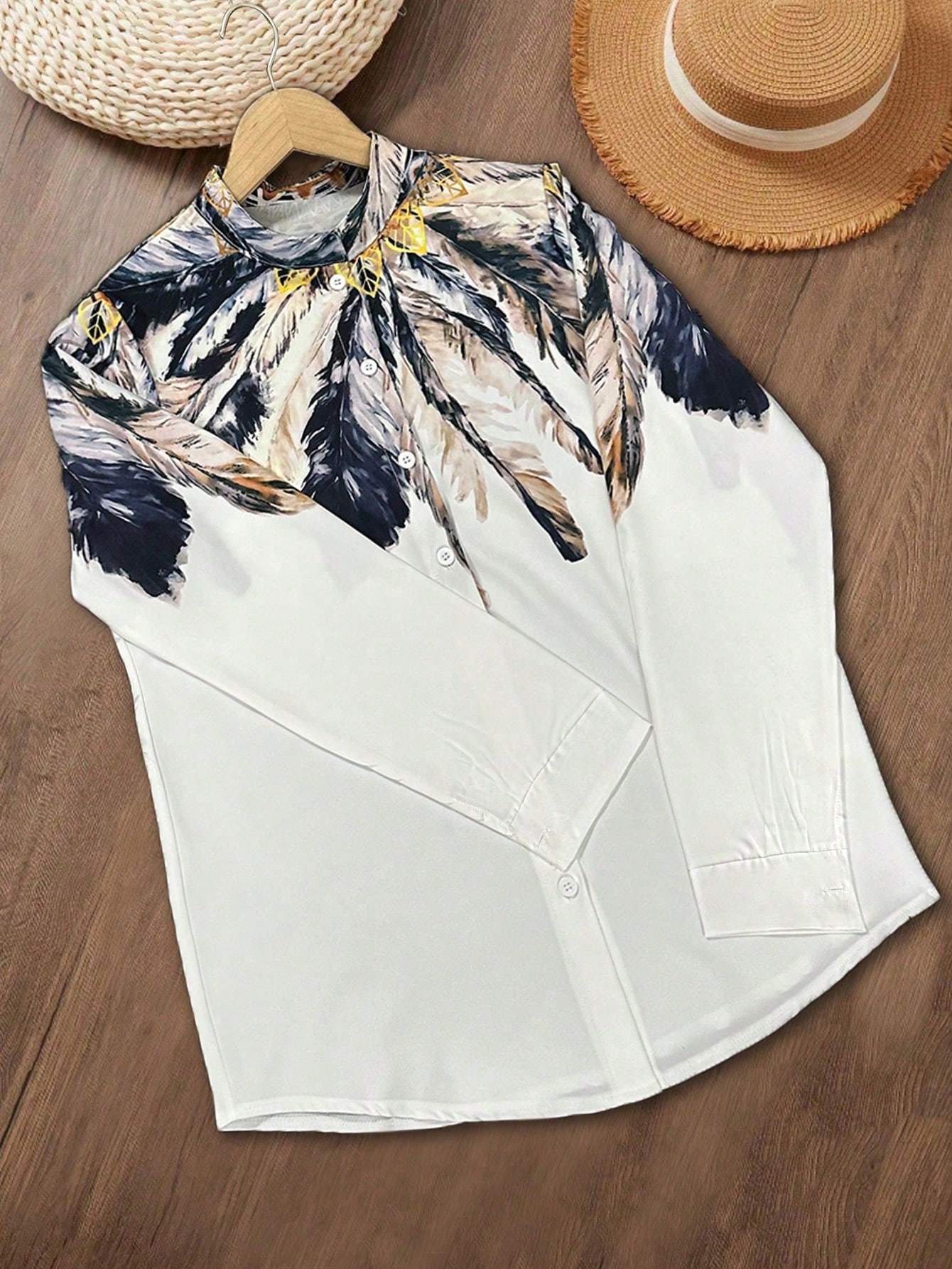 Women's Western ethnic print f - Sewing V 评论和价格