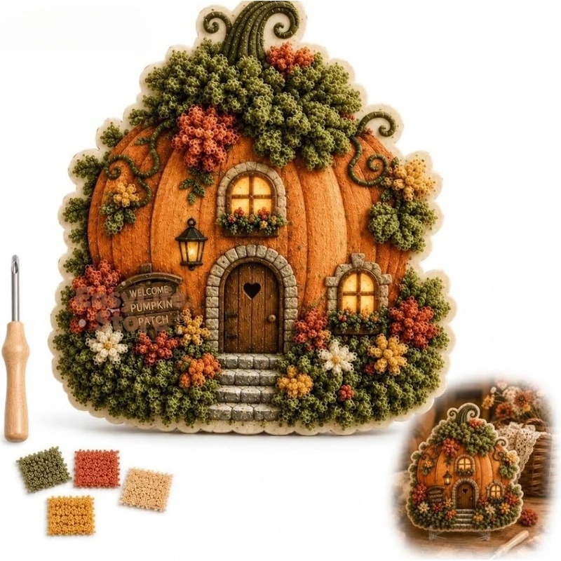 Whimsical Village 3D Fabric Po - Textile Sewing Techniques 评论和价格