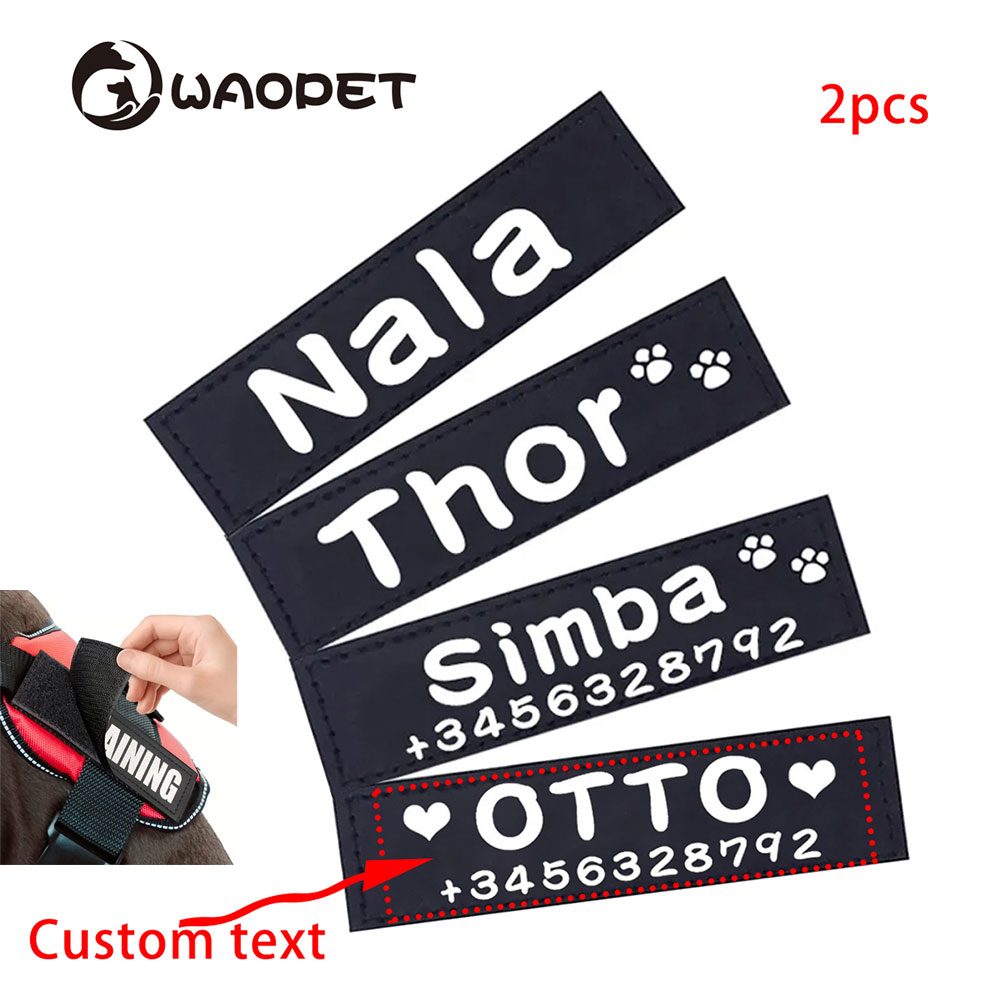 Custom Dog ID Tags For Harness - Sewing Label 评论和价格