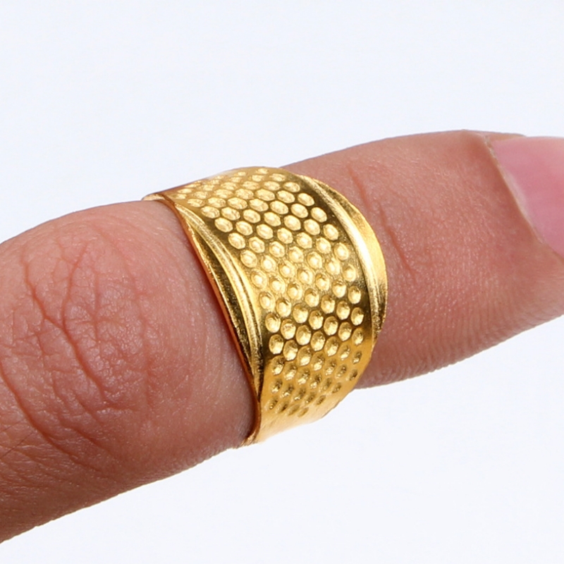 3Pcs Thimble Metal Sewing Thim - Sewing Pin Cushion 评论和价格