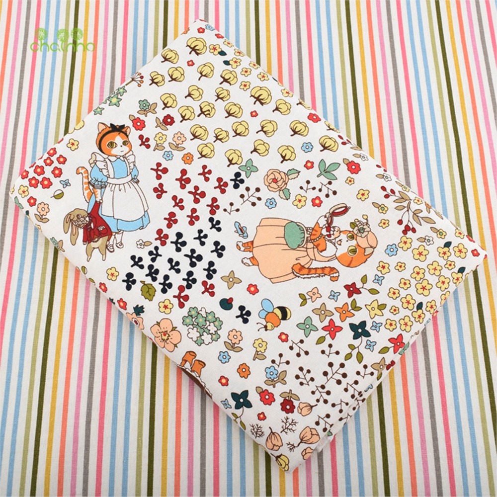 Chainho,Printed Cotton Linen F - Sewing Geotextile Fabric 评论和价格
