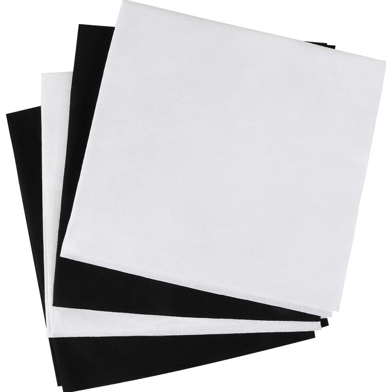 8 Pieces of 30X 30cm Linen Fab - Sewing Embroidery Fabric 评论和价格