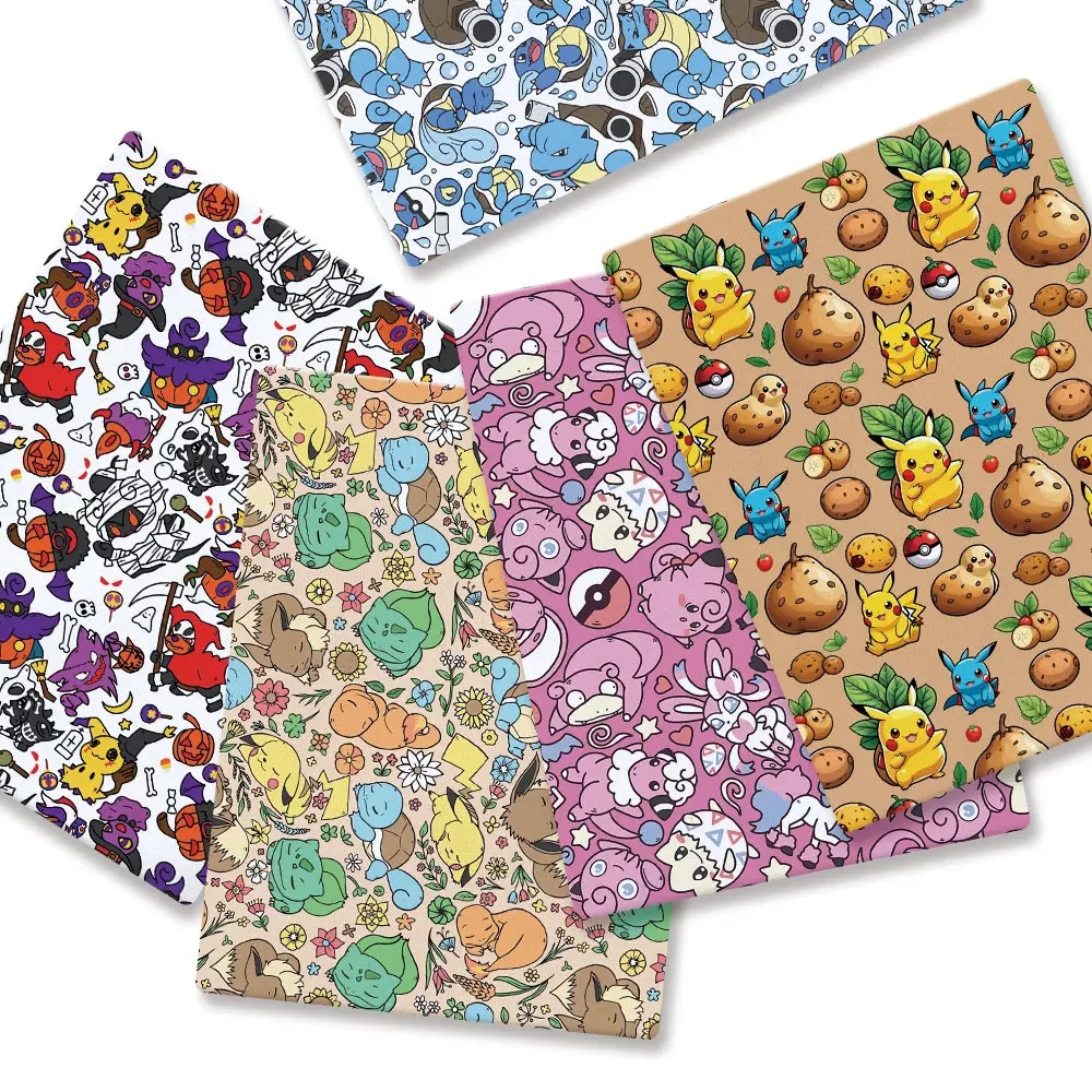 Pokemon Cartoon Fabric140*50cm - Sewing Production 评论和价格