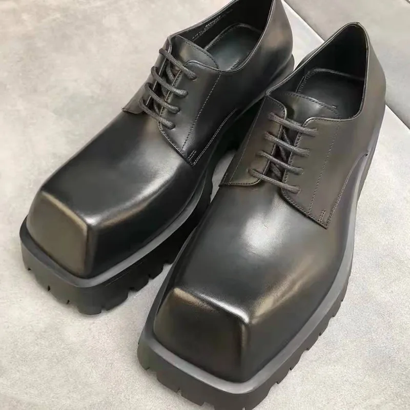 Men's Loafers Leather Motorcyc - Sewing Latex 评论和价格