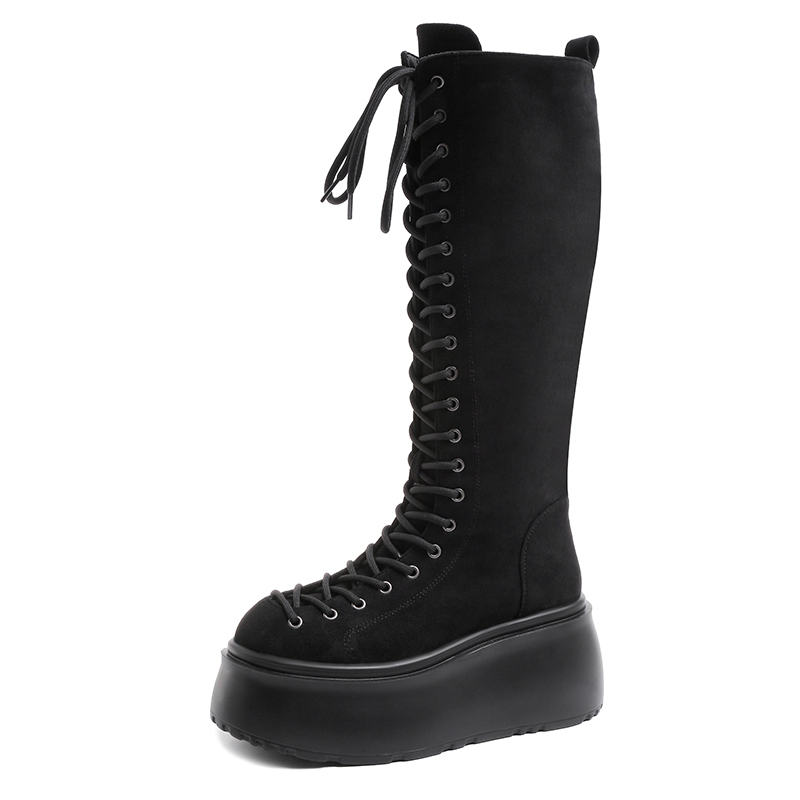 8CM Fashion Wedge-heeled Tasse - Sewing Latex 评论和价格