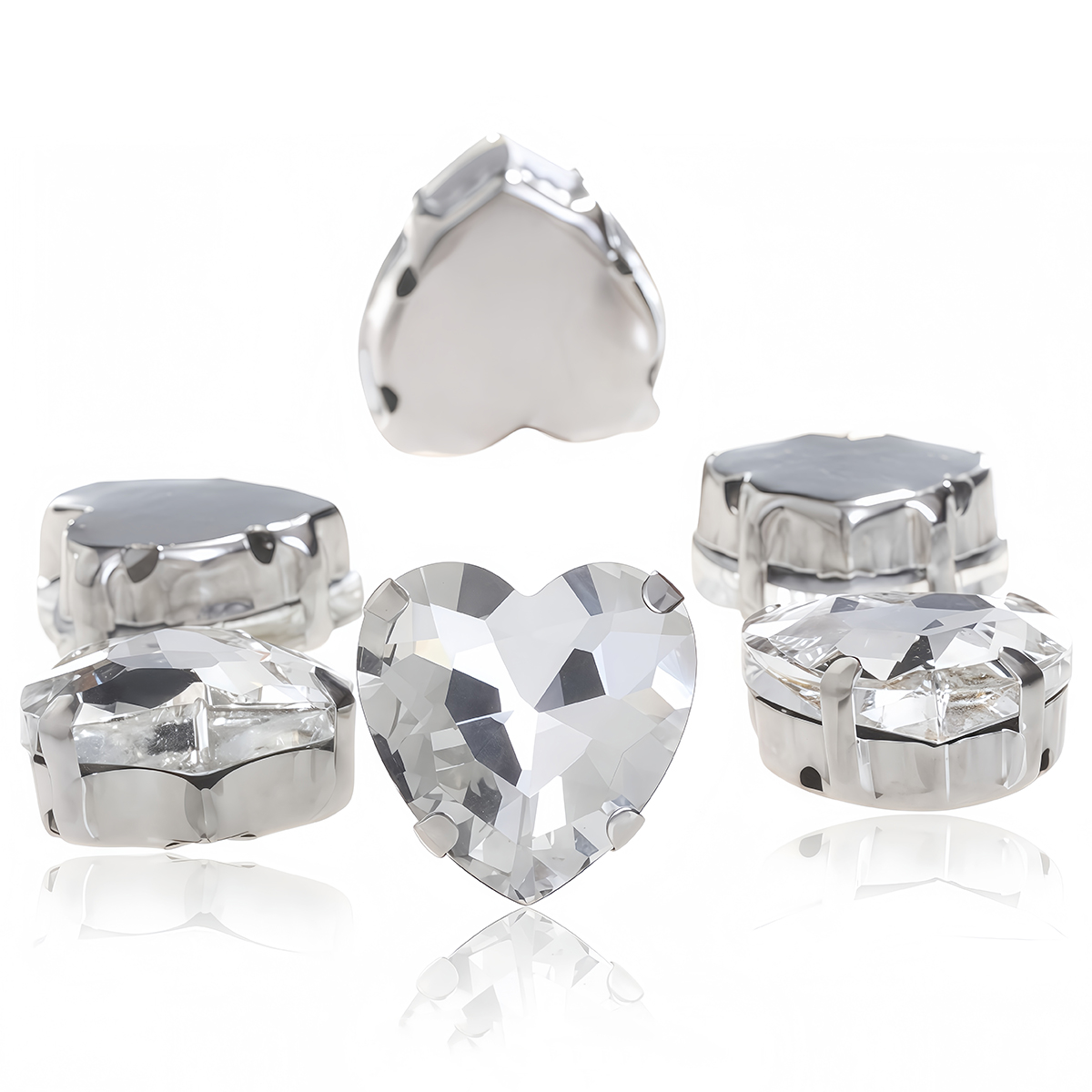 Heart Shape Glass Rhinestones  - Sewing V 评论和价格