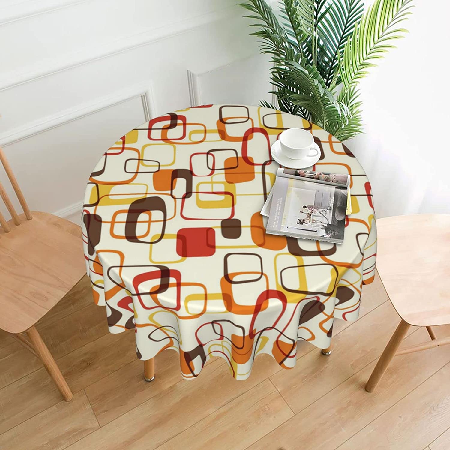 Retro Mid Century Geometric Ro - Century Textile & Sewing Supply Photos 评论和价格
