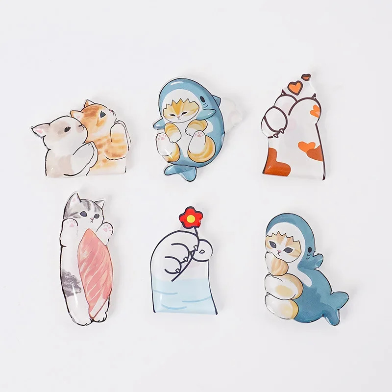 Cute cat acrylic needle, 1 pie - Embroidery Floss Thread 评论和价格