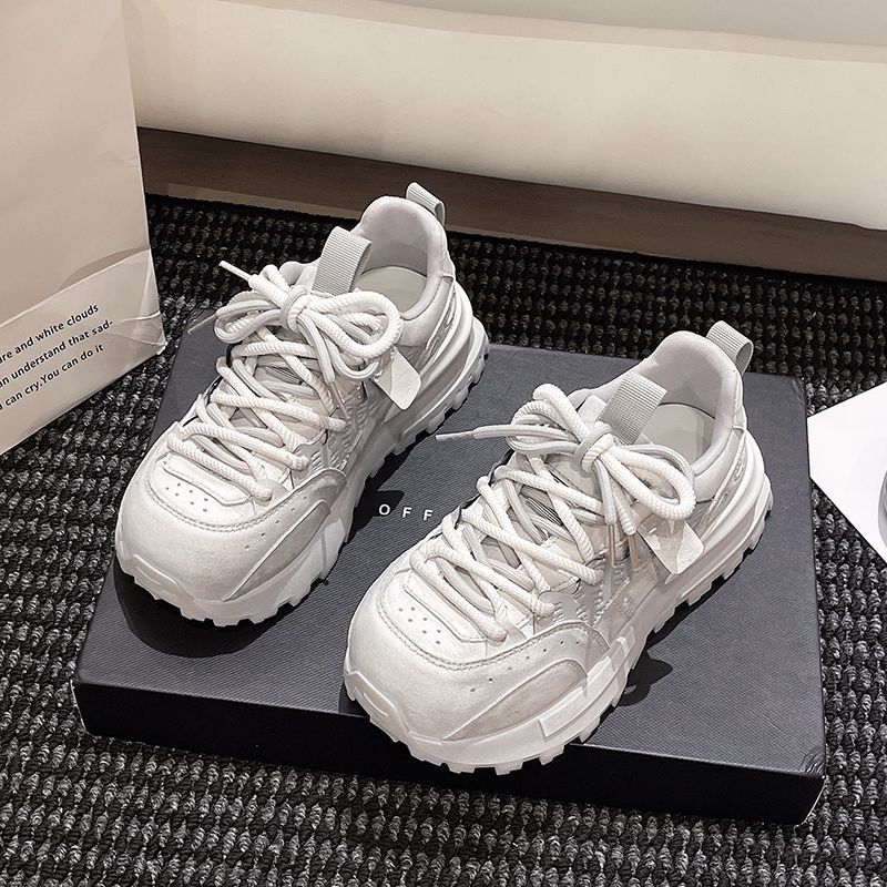 Autumn Vintage Chunky Sneakers - Sewing Latex 评论和价格