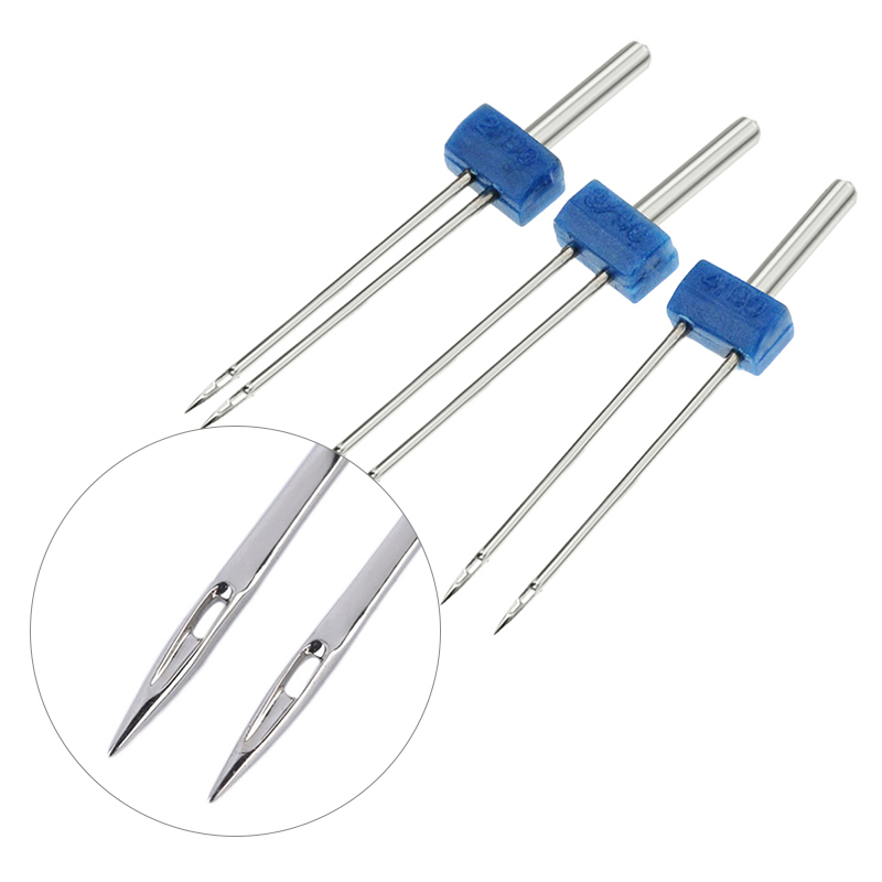 3PCS Sewing Machine Needles Do - Twin Needle Stretch 评论和价格
