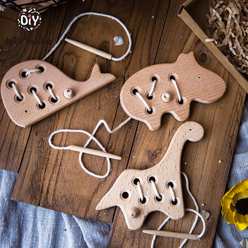 Wooden Kindergarten Mouse Thre - Sewing Thread Production 评论和价格