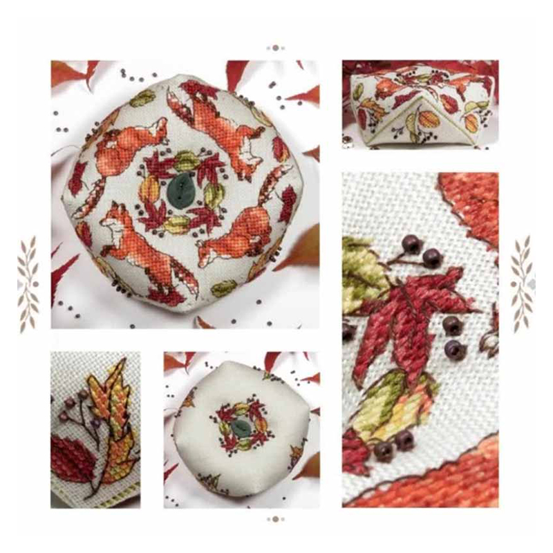 ZC184 Cross stitch kits Cross- - Sewing Pin Cushion 评论和价格