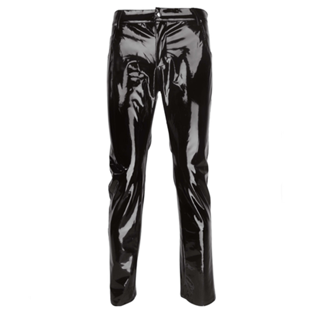 Shiny PVC Latex Trousers Men M - Sewing Latex 评论和价格