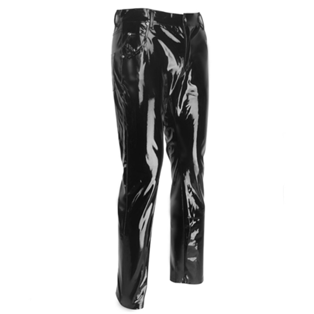 Shiny PVC Latex Trousers Men M - Sewing Latex 评论和价格