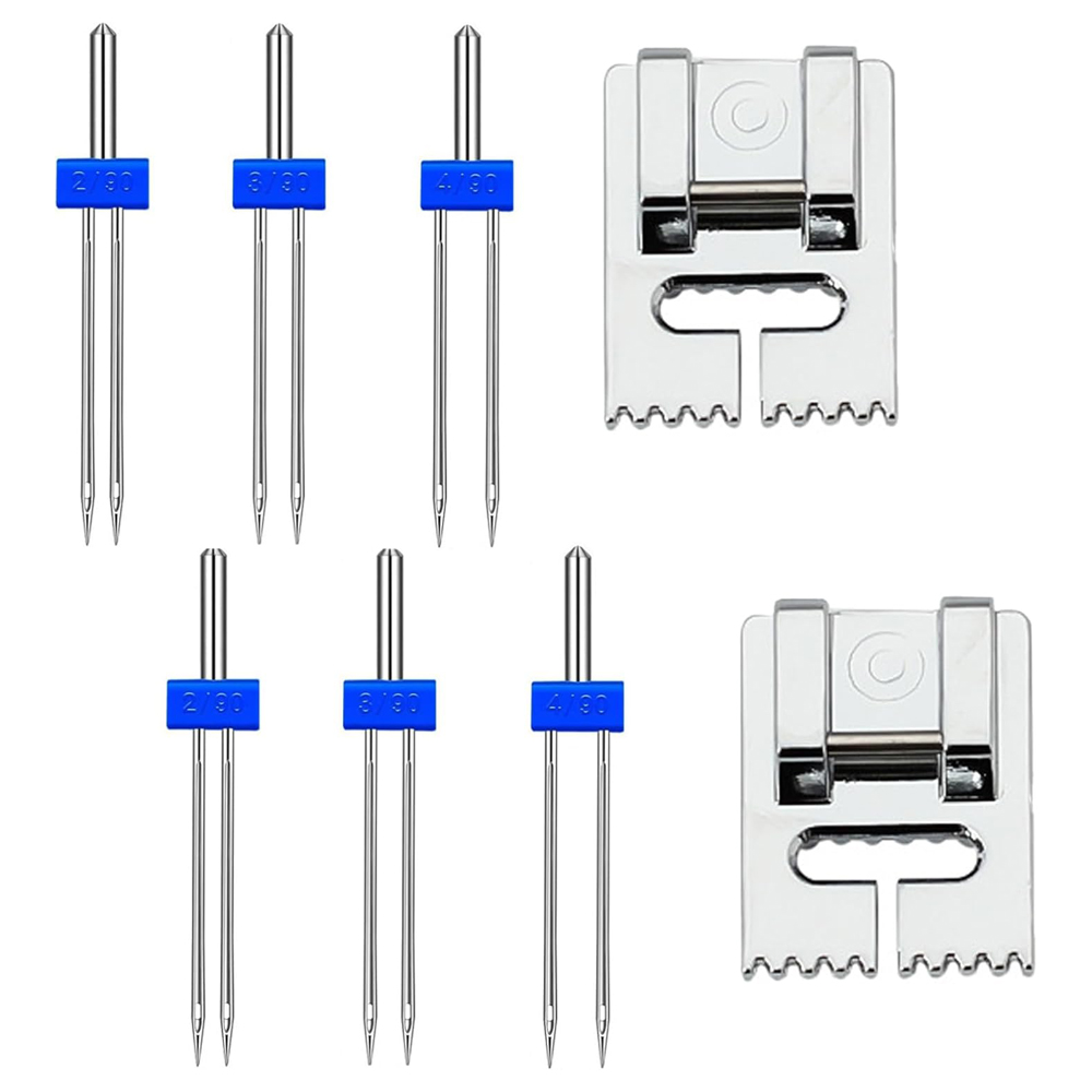 6PCS Twin Needle Double Needle - Twin Needle Stretch 评论和价格