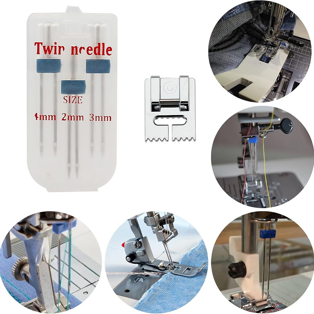 6PCS Twin Needle Double Needle - Twin Needle Stretch 评论和价格