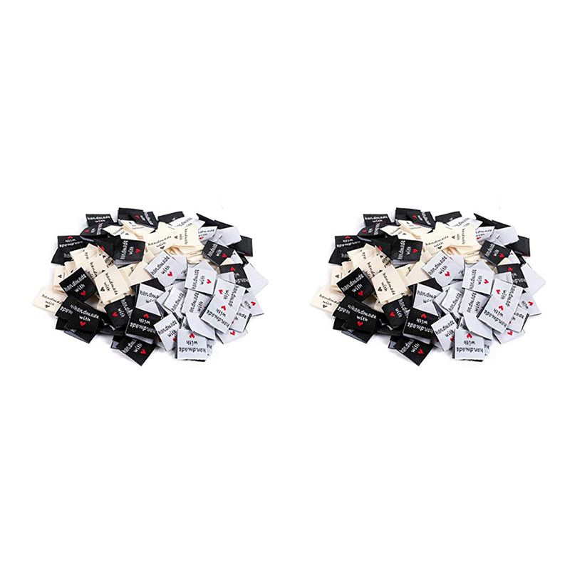 A02M-300 Pcs Handmade Sew-On W - Sewing Label 评论和价格