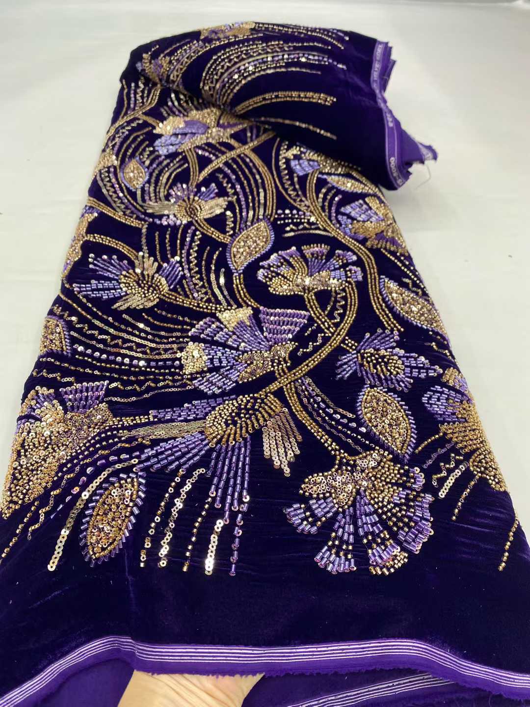 2026 New Arrival African velve - Sewing Velvet Fabric 评论和价格