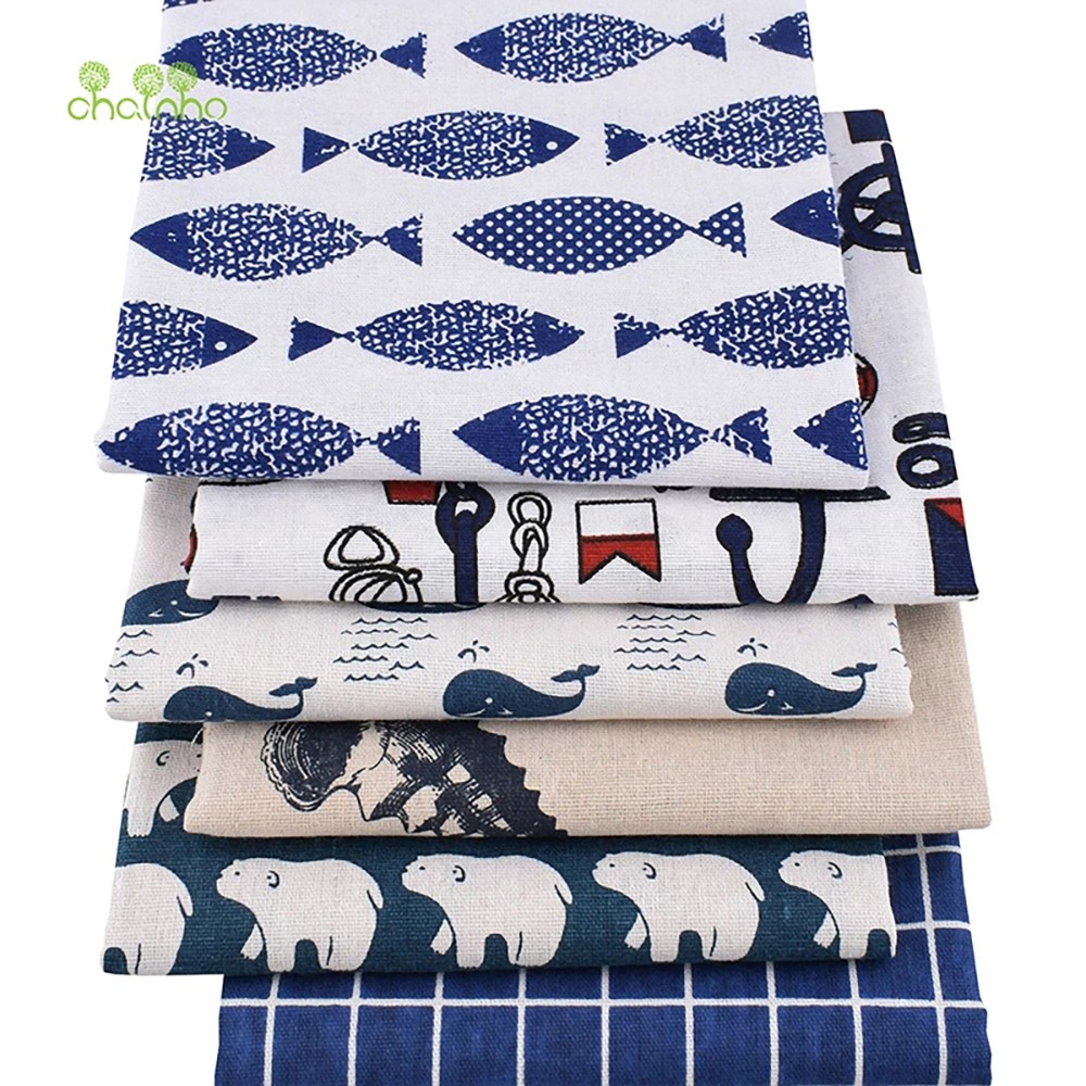 Chainho,Printed Cotton Linen F - Sewing Geotextile Fabric 评论和价格