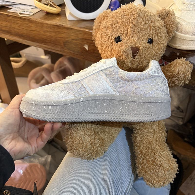 German Trainer Sneakers Women  - Sewing Latex 评论和价格