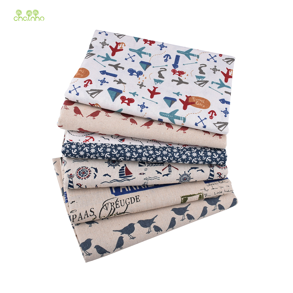 Chainho,Printed Cotton Linen F - Sewing Geotextile Fabric 评论和价格