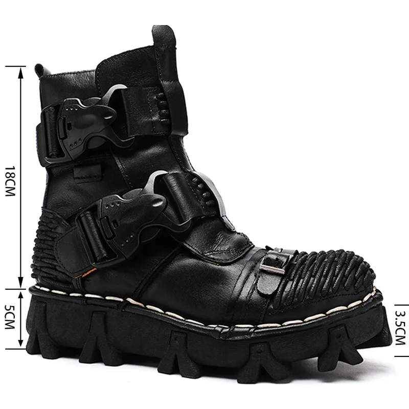 Men's Genuine Leather Motorcyc - Sewing Latex 评论和价格