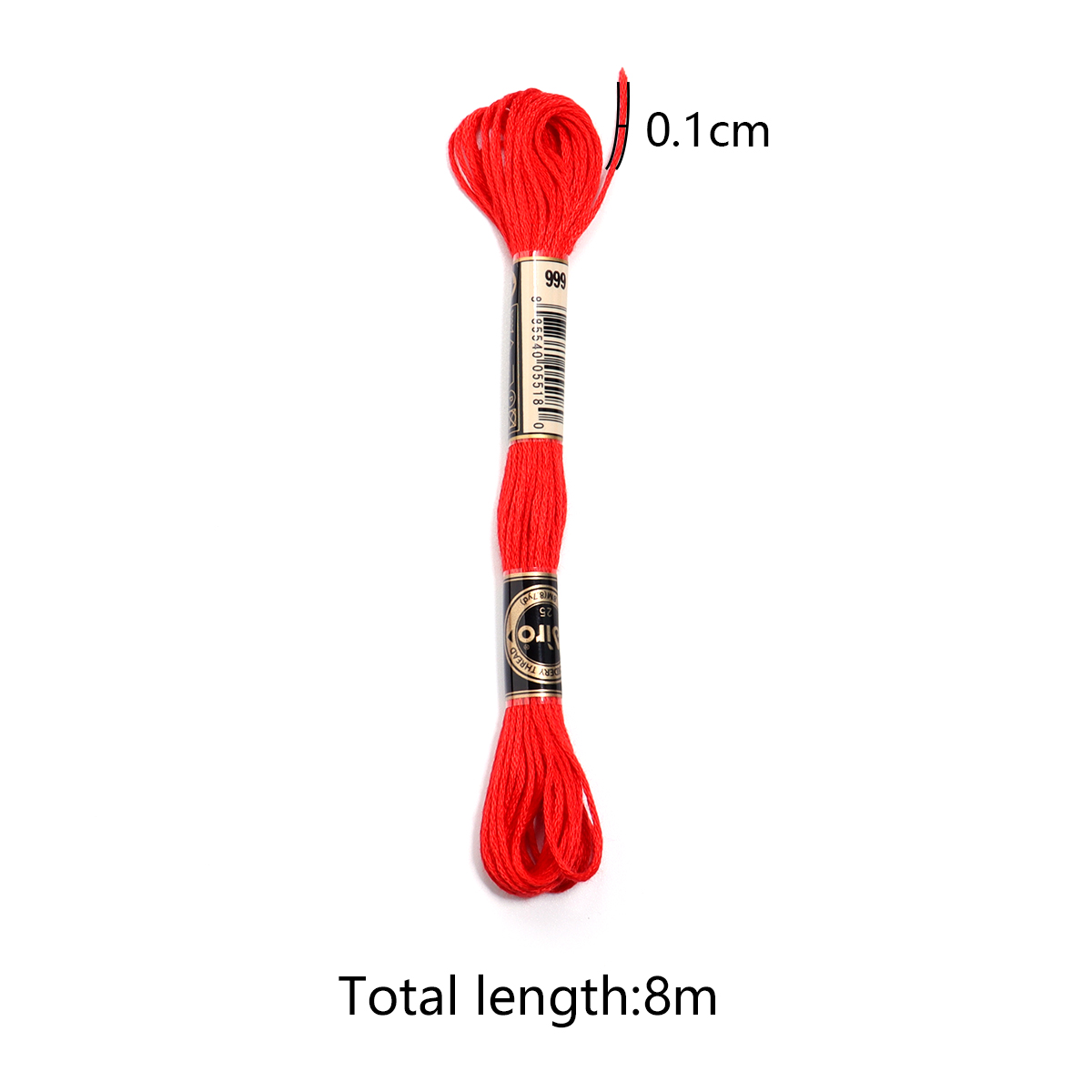 6Pcs/Lot Multicolor Polyester  - Embroidery Floss Thread 评论和价格