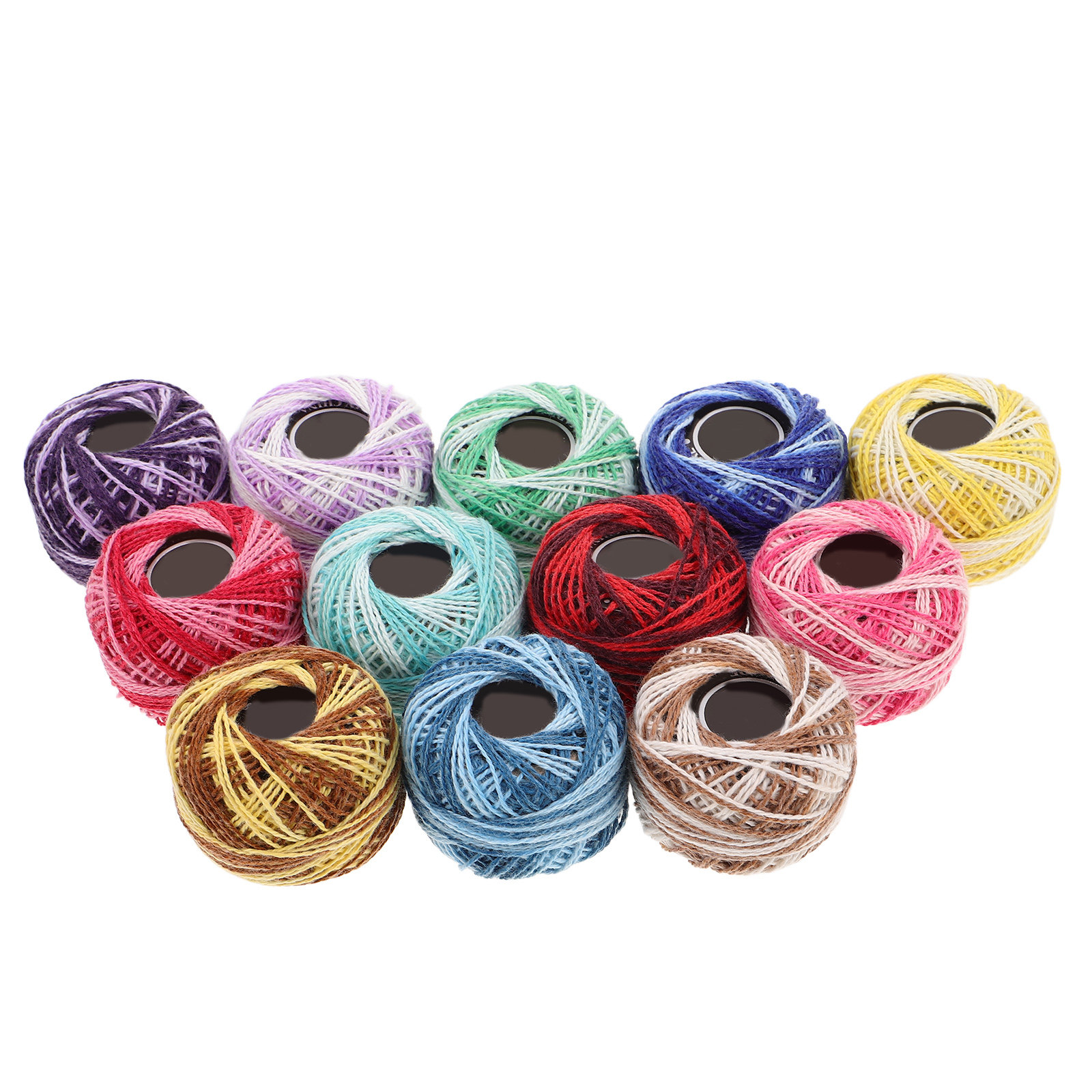 12Pcs Colorful Cotton Embroide - Embroidery Floss Thread 评论和价格