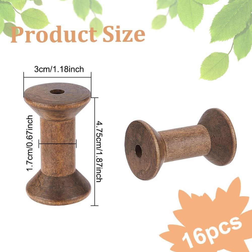 16Pcs Empty Thread Spools 1.87 - Thread Bobbins Empty 评论和价格