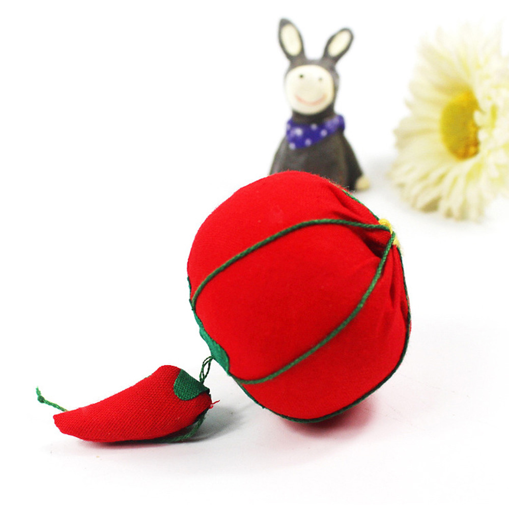 1PC Lovely Tomato Ball Shape N - Sewing Pin Cushion 评论和价格