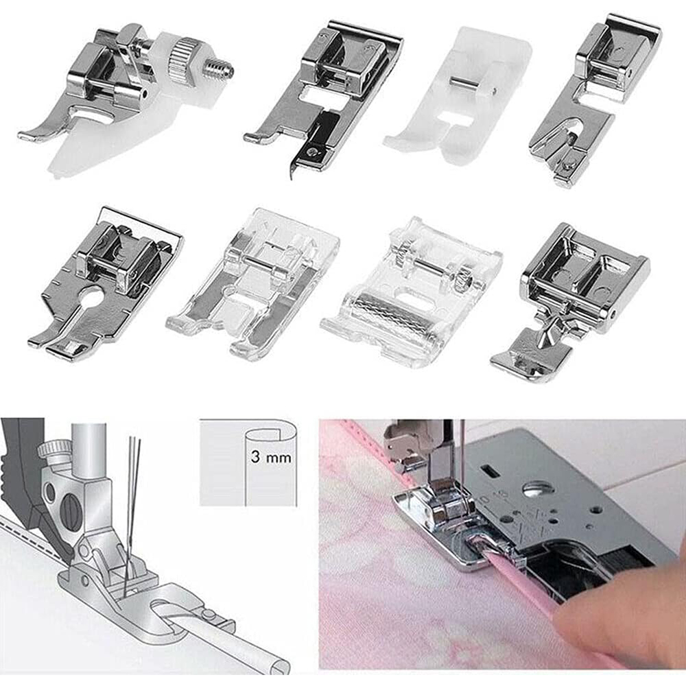 13 PCS/Box Presser Foot Set Ro - Twin Needle Stretch 评论和价格