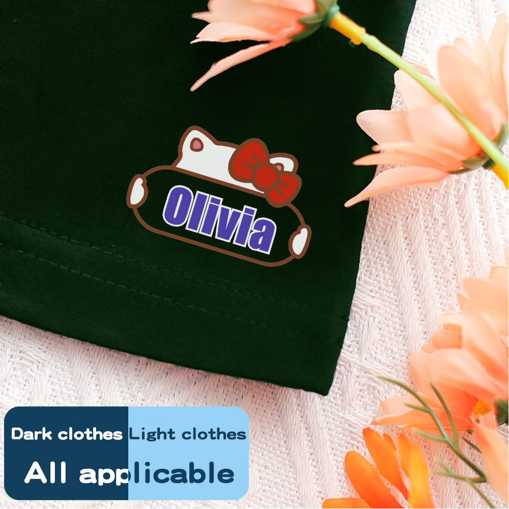 Custom Iron on Name Sticker Pe - Sewing Label 评论和价格