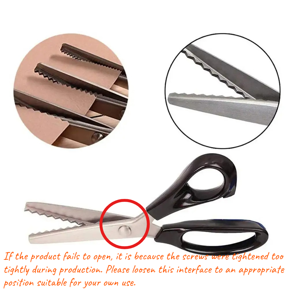 Stainless Steel Pinking Scisso - Sewing Zigzag 评论和价格