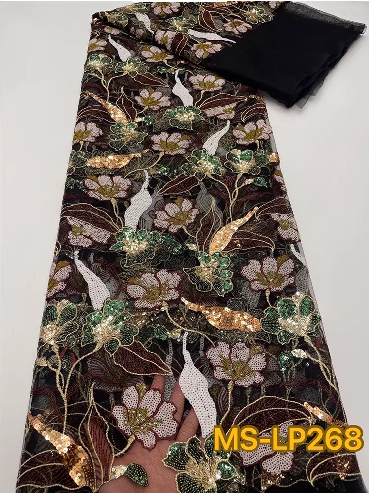 1yard Luxury Double color bead - Sewing Embroidery Fabric 评论和价格