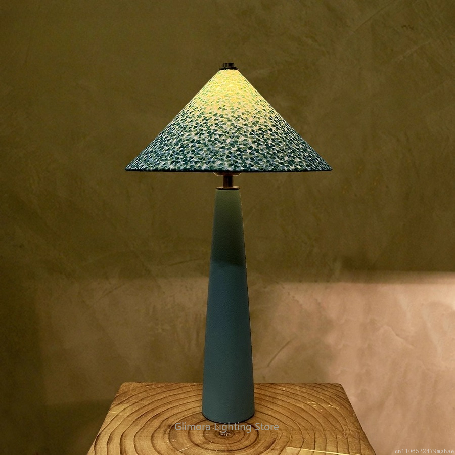 Teal Umbrella Shape Table Lamp - Century Textile & Sewing Supply Photos 评论和价格