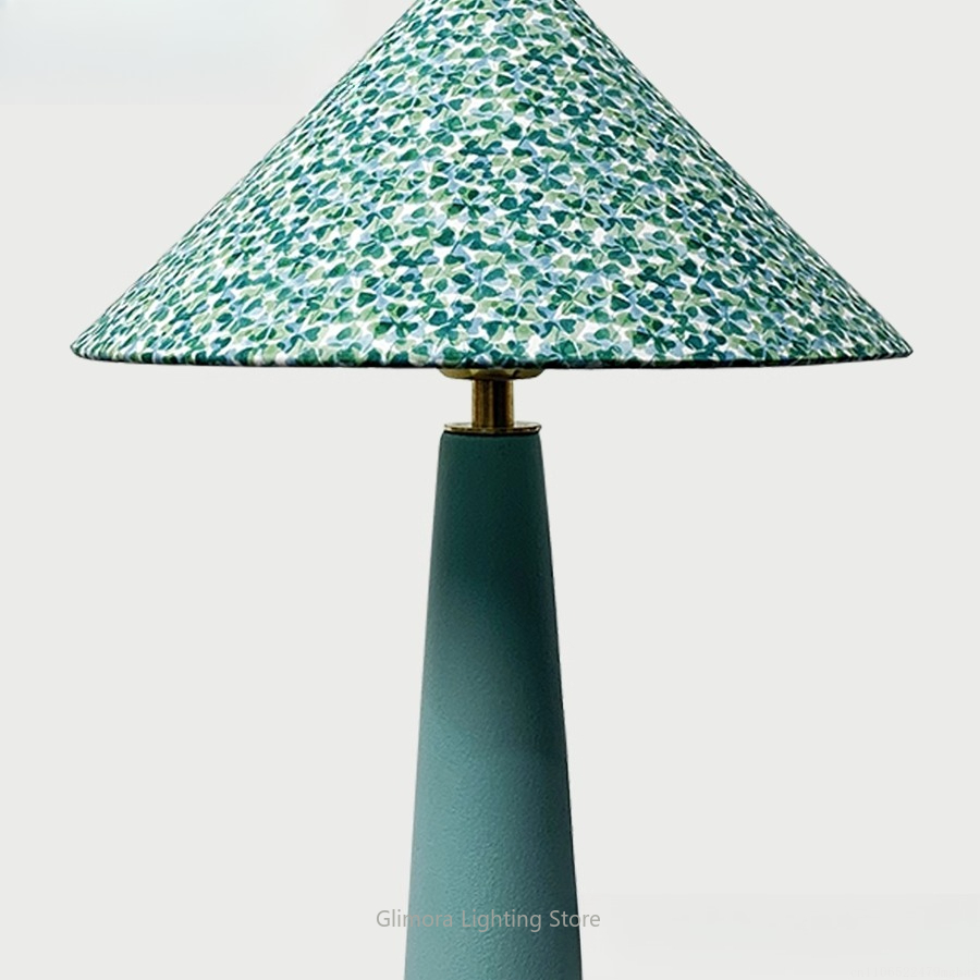 Teal Umbrella Shape Table Lamp - Century Textile & Sewing Supply Photos 评论和价格