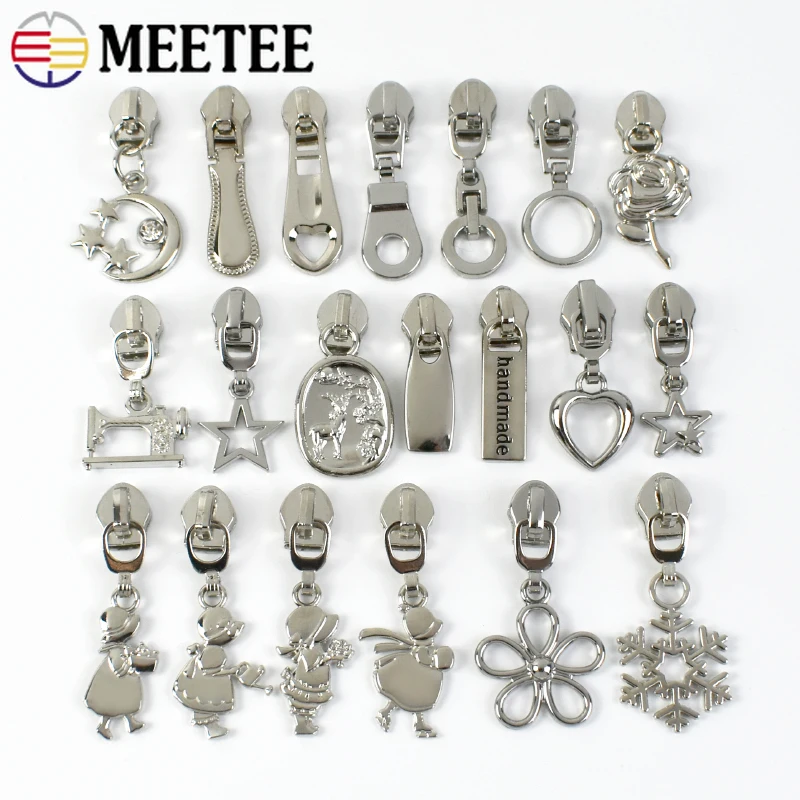 Metal Zipper Slider 5# 5-20Pcs - Textile And Sewing Supply 评论和价格