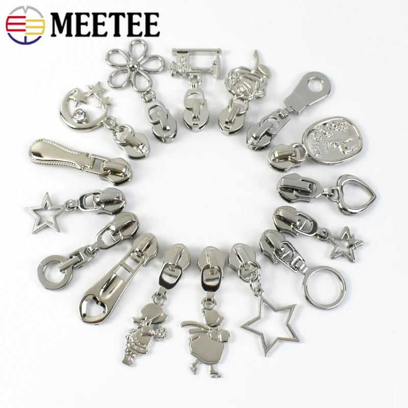 Metal Zipper Slider 5# 5-20Pcs - Textile And Sewing Supply 评论和价格