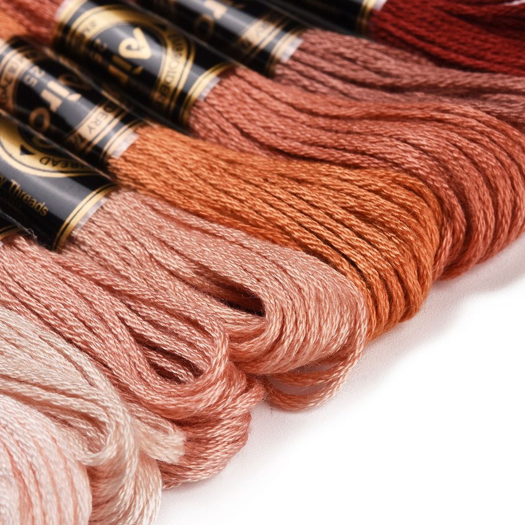 1Set 8 Skeins 0.5mm 6-Ply Poly - Embroidery Floss Thread 评论和价格