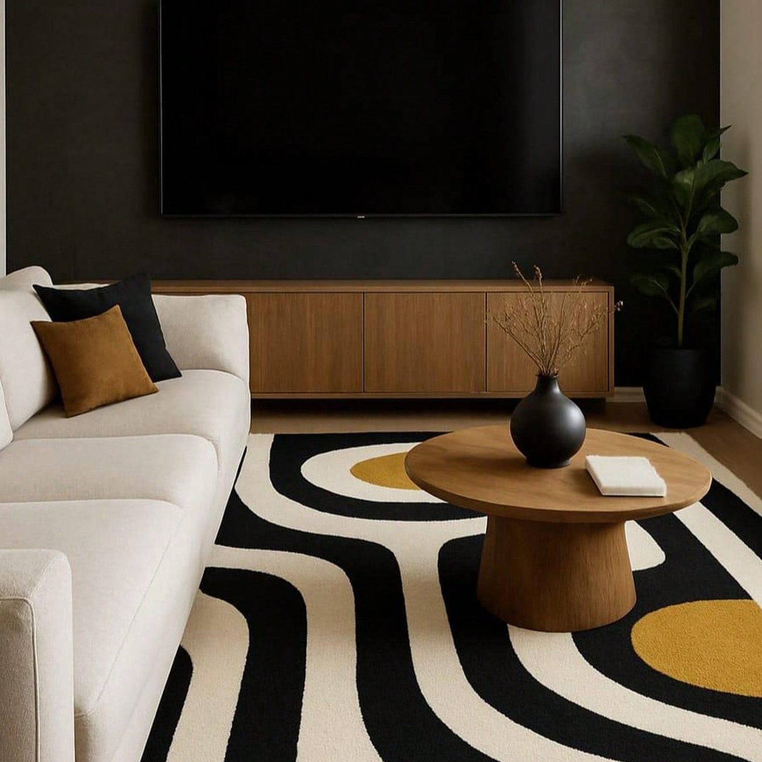 Tufted Wool Rug, Geometric Pat - Century Textile & Sewing Supply Photos 评论和价格