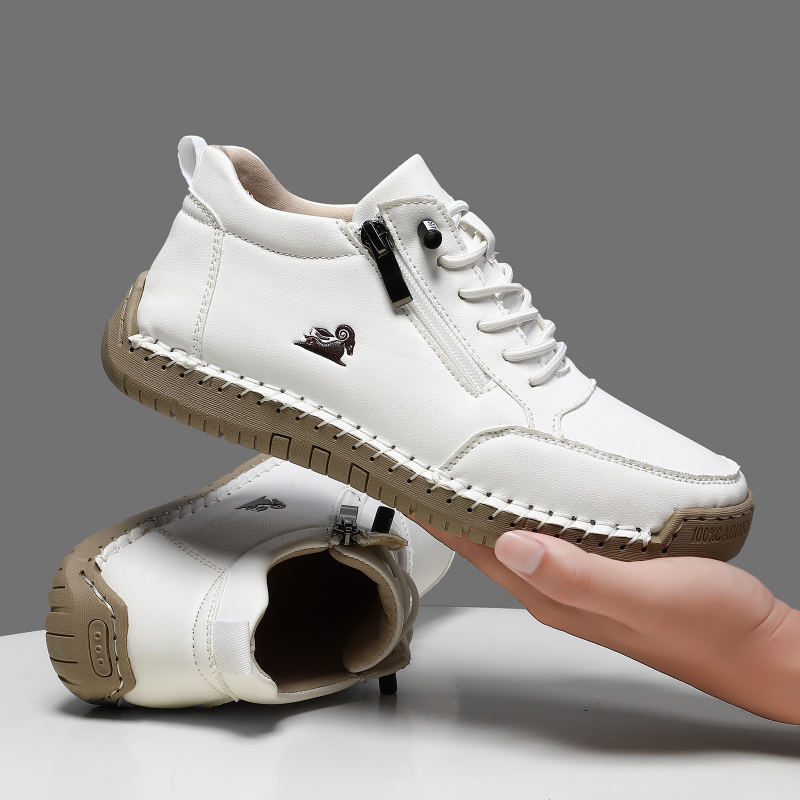 Women's Sneakers Handmade Leat - Sewing Latex 评论和价格