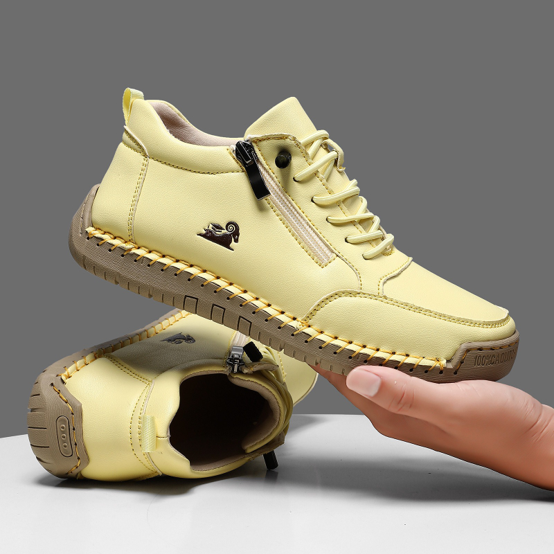 Women's Sneakers Handmade Leat - Sewing Latex 评论和价格