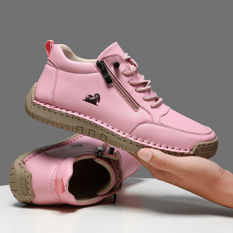 Women's Sneakers Handmade Leat - Sewing Latex 评论和价格